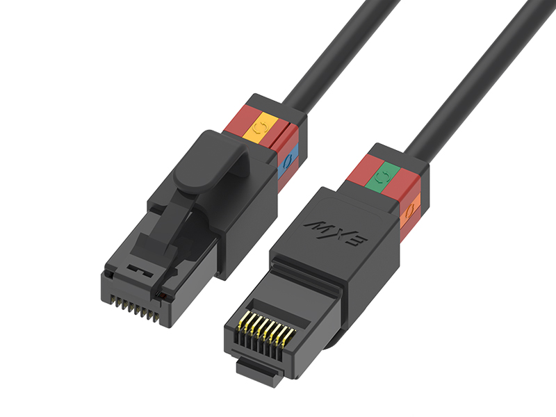 Cordon de brassage rotatif Cat.6 U/UTP 28AWG | Câble Ethernet Gigabit fin pour câblage haute densité